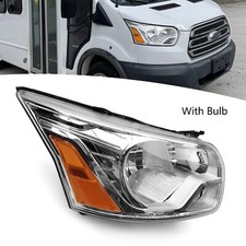 For 2014-2024 Ford Transit 150 250 350 Headlight w/Bulb Passenger Right Side