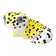 Mini figurine Ikimono Zukan Sofubi Leopard Gecko High Yellow