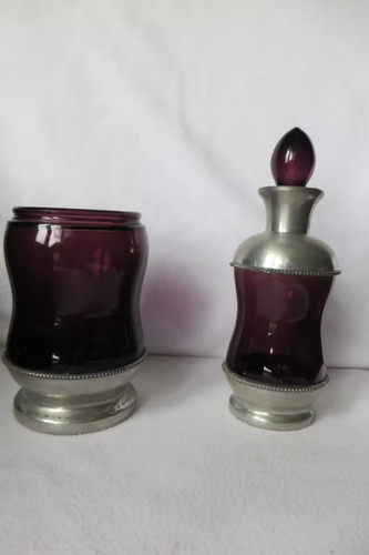 Lot anciens pots - anciens, verre