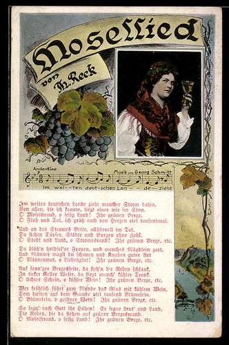 Carte postale mosellied - postale, de