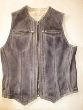 GIANNI VERSACE ; GILET CUIR