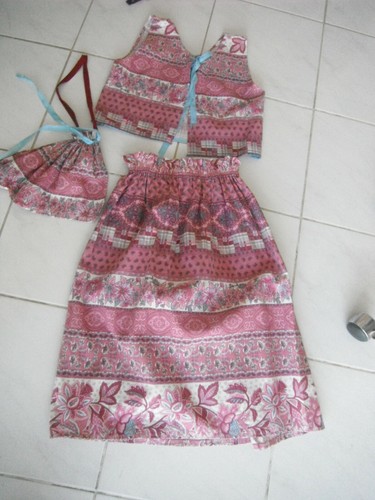 Jupe longue bolero ans - et,