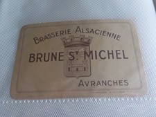 ETIQUETTE    BIERE BRUNE ST