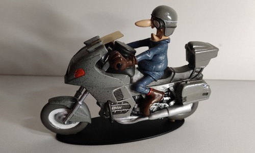 Figurine moto résine - figurine, joe