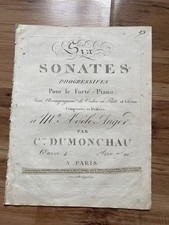 DUMONCHAU Charles, Six Sonates