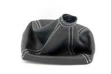 2016 Fiat Tipo Compatible Transmission Headset Genuine Black Leather Gray Stitching