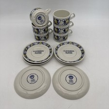 6 tasses cafe et sous tasses