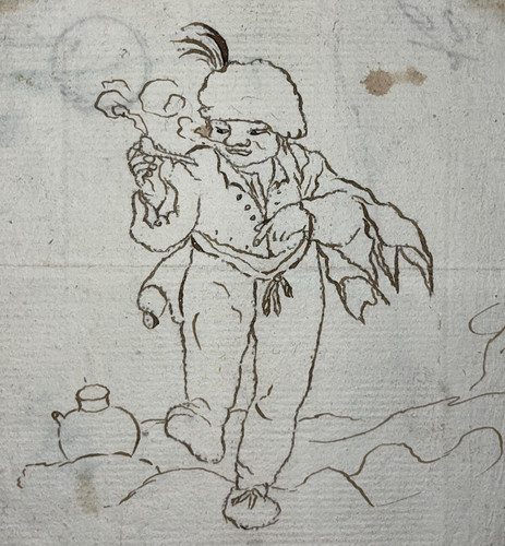 Fumeur pipe dessin - fumeur, original