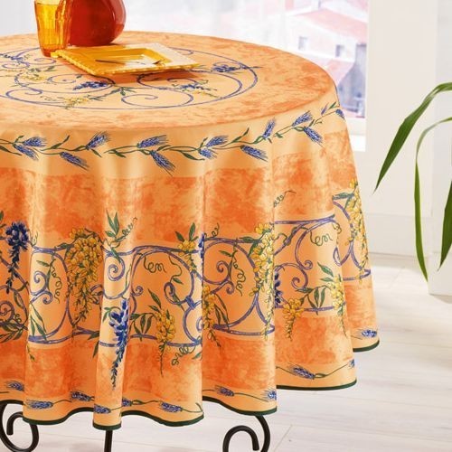 Nappe ronde anti tache - , sans