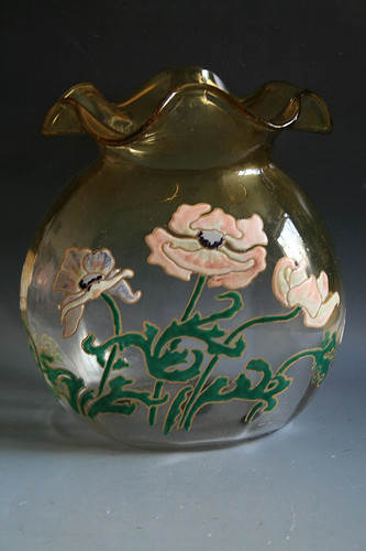Ancien vase art nouveau - art, legras