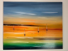 Tableau peinture toile œuvre