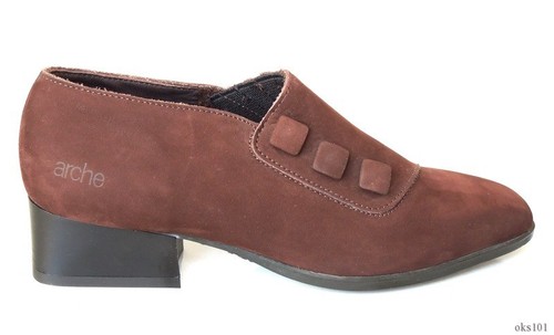 Arche brown loafers ginette - arche, 'ginette'