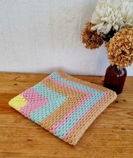 Plaid enfant vintage crochet
