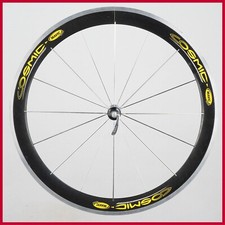 MAVIC COSMIC CARBONE FRONT WHEEL RIM CLINCHER VINTAGE OLD 16 HOLES BLACK