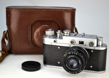 FULLY SERVICED! SOVIET USSR "ZORKI C" RF camera + INDUSTAR-50 lens f3.5/50 M39