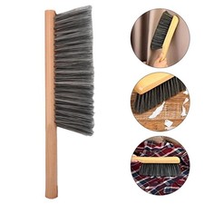 Brosse à dépoussiérer à poils souples avec poignée ergonomique en bois parf
