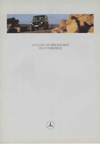 Catalogue brochure mercedes - mercedes, g