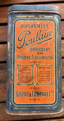 Boite publicitaire chocolat