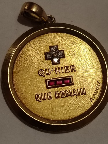 Pendentif médaille amour - médaille, d'amour