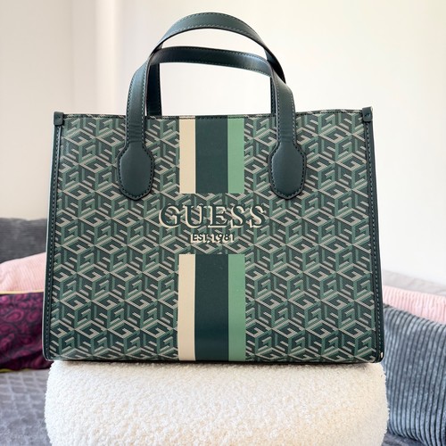 Sac cabas guess vert - sac, –