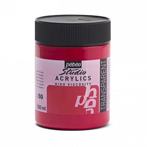 Peinture acrylique magenta - acrylique,