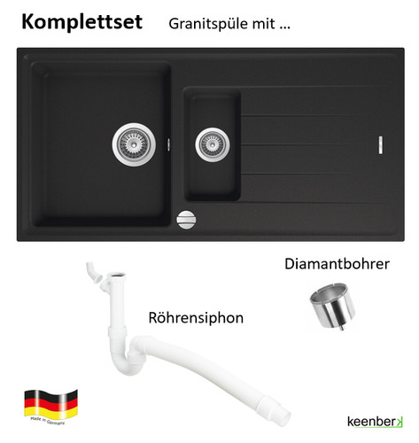 Kit complet évier granit - en,