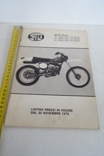 Moto cross Villa 125 price list spare parts 1979