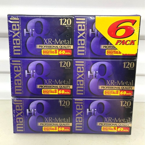 Lot maxell metal - lot, 6