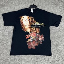 Celtic Woman Songs from the Heart Shirt Mens Large Black Concert Tour Floral Tee