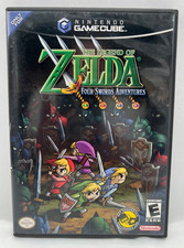 The Legend of Zelda Four Swords Adventures Nintendo Gamecube Game Complete