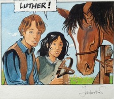 Dessin original de Philippe Jarbinet (case de 15cm x 13cm)