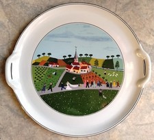 Vintage joli plat à gâteau