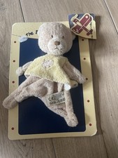 Doudou Peluche Ours Jaune