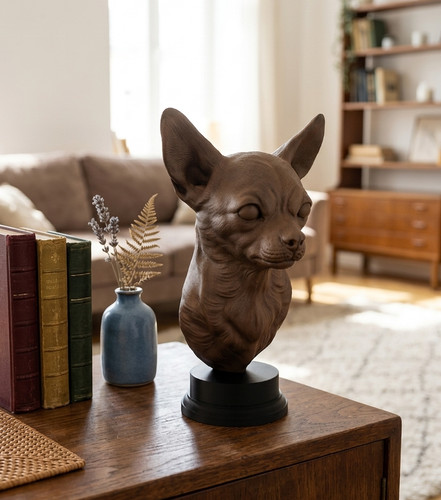 Buste chihuahua statue - buste,