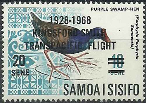 Timbre oiseaux samoa 227 - 227, **