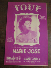 partition musicale Youp  Marie