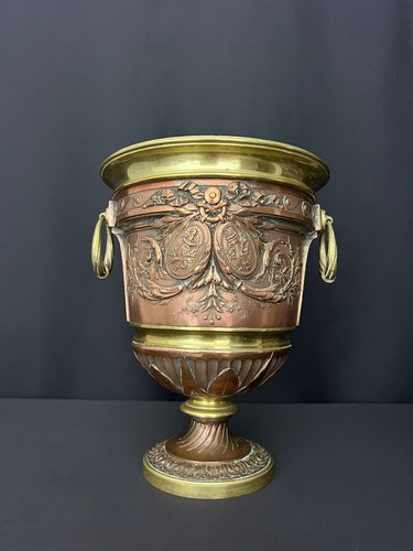 Seau champagne cuivre et - en,