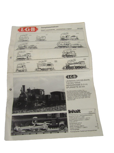 E307 manuel instructions lgb - d'instructions,