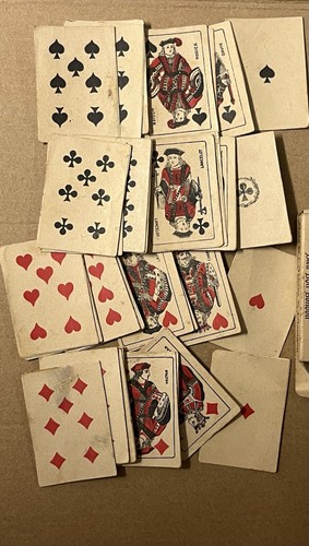 Ancien jeu cartes français - cartes,
