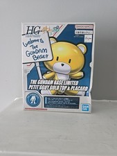  Gundam Base Limited PETIT'GGUY Gold Top Placard Kit (Open Box)