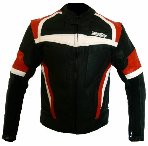 Veste cuir moto avec - en, de