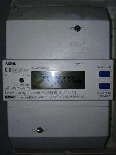 Compteur électrique iskra cbe - compteur,