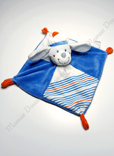 Doudou Plat Carré Chien Blanc