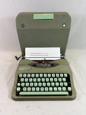Vintage 1957 Hermes Baby Typewriter Cleaned Revised + New Ribbon