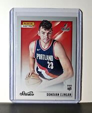 Donovan Clingan 2024-25 Panini Studio #27 Rookie Card Trail Blazers 1/275