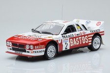 18RMC136 Lancia 037 Bastos n2 P Snijers D Colebunders Rally Ypres 1985 IXO 1/18