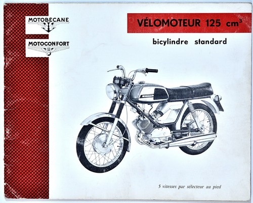 Motobécane 125cc bicylindre - 125cc.,