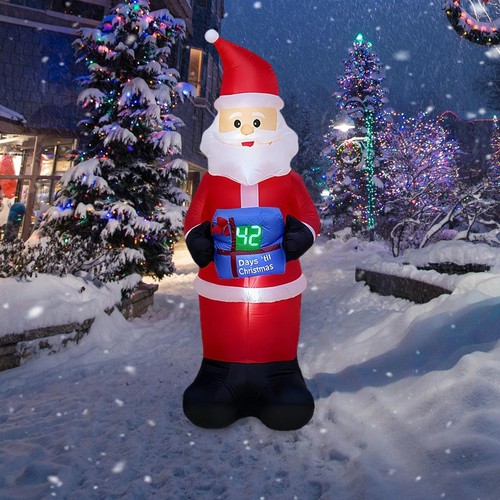 Père noël gonflable - père,