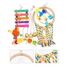  Jouets Pour Perruches Balançoire À Cage Oiseaux Mâcher Du Perroquet