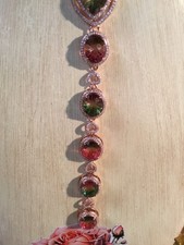 collier cristal tourmaline